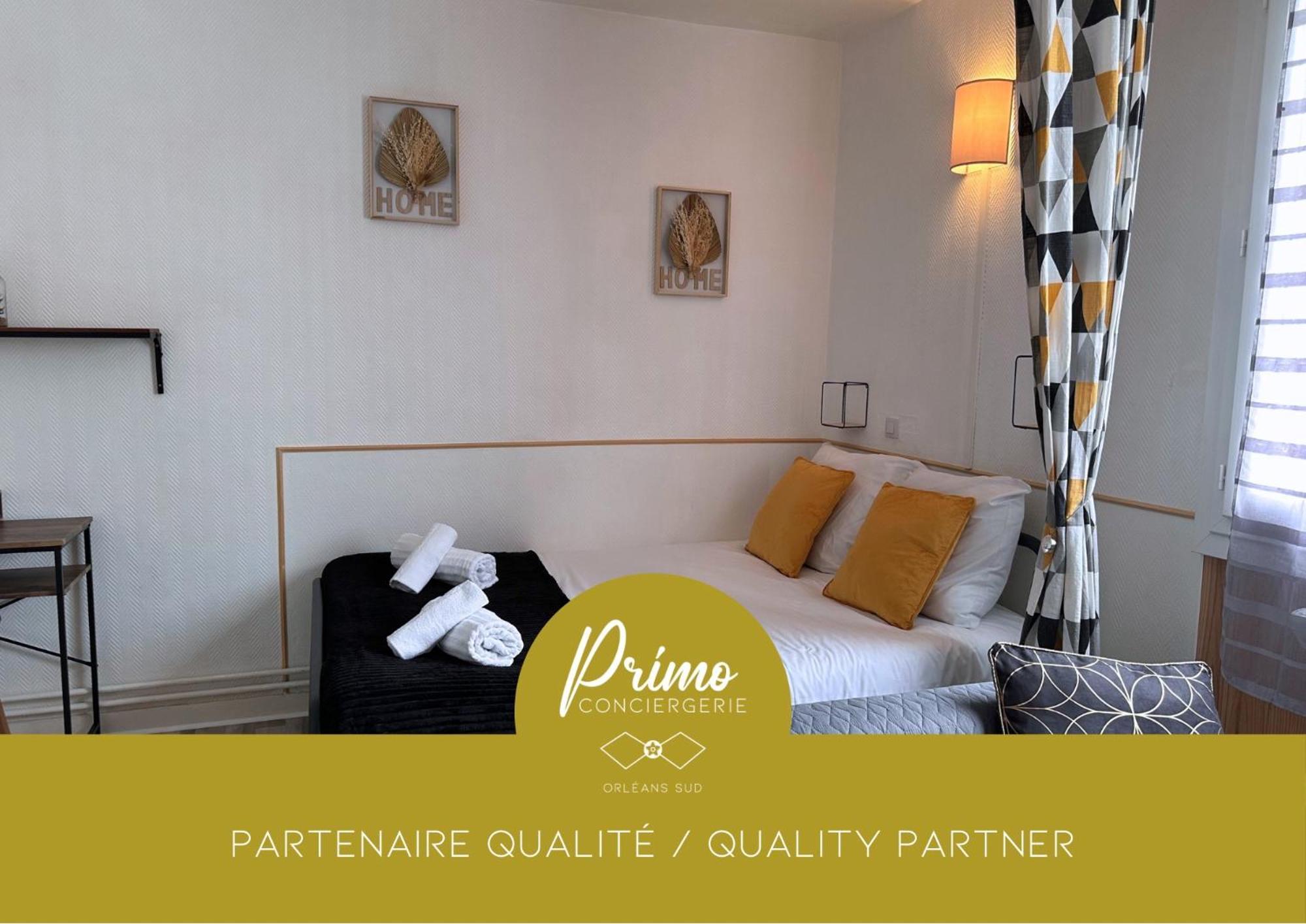 Orleans Centre Proche Gare - Appartement Fonctionnel Residence Calme Parking Prive Gratuit - Le Central Elegance المظهر الخارجي الصورة
